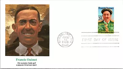 $3.99 • Buy 1988 FDC - Francis Ouimet - Brookline, Ma - F34642