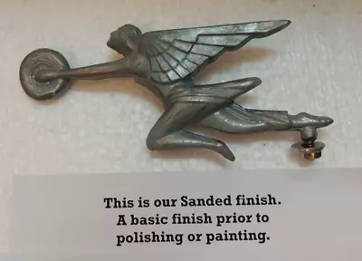 Packard 1930's Re-issue Auto Car Hood Ornament Mascot Sanded Aluminum Finish USA • $39.25