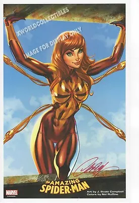 J SCOTT CAMPBELL ~ MARY JANE IRON SPIDER SDCC 2017 ART PRINT - SIGNED 11 X17  • $49.99