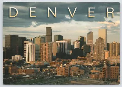 $2.29 • Buy Denver Colorado~Air View Skyline~Continental Postcard
