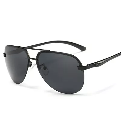 Men's Aviator Pilot Polarized Mirrored Lens Driving UV400 Sunglasses W/ Case • $9.89