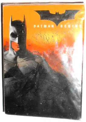 BATMAN Begins Movie 2005 POKER PLAYING CARDS DC Universe Bicycle Masters Moc • $7.95