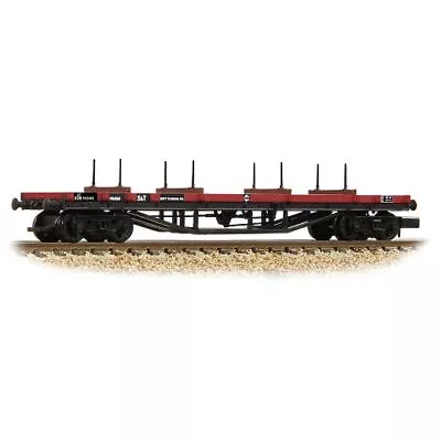 Graham Farish 373-925D 30T Prawn Bogie Bolster BR Gulf Red [WL] N Gauge • £29.88