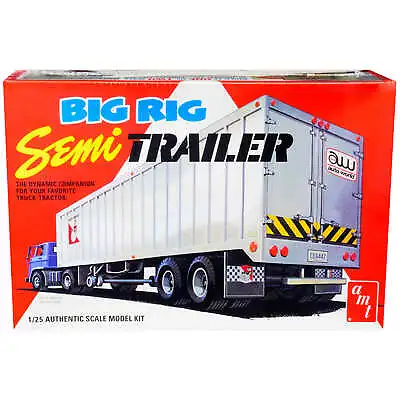 AMT 1/25 Scale Model Kit Skill 3 Big Rig Semi Trailer With 2 Pallets 2-in-1 • $62.28
