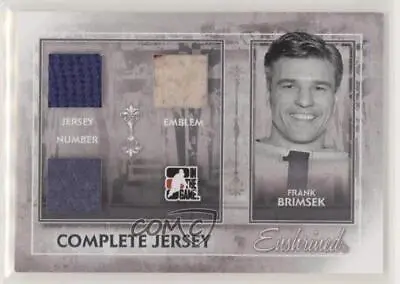 2010-11 ITG Enshrined Complete Jersey Silver /9 Frank Brimsek #CJ-19 HOF • $95.12