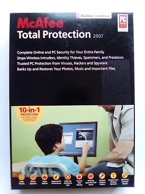 McAfee Total Protection 2007 (10-in-1 Protection) • $39.99
