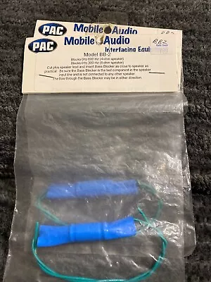 Pac BB-2 Pair Of Bass Blocker/Passive Crossover • $9.90