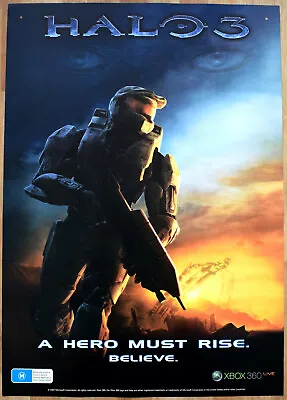 £89.99 • Buy Halo 3 RARE XBOX 360 59cm X 84cm Promotional Poster