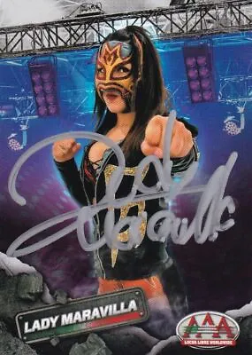 Lady Maravilla Signed 2019 Panini AAA Lucha Libre Rookie Card #23 RC Autograph • $29.99