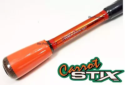 7' MH MEDIUM HEAVY SPINNING Carrot Stix WILD ORANGE Bass Rod C2WX701MH-F-S • $119.99