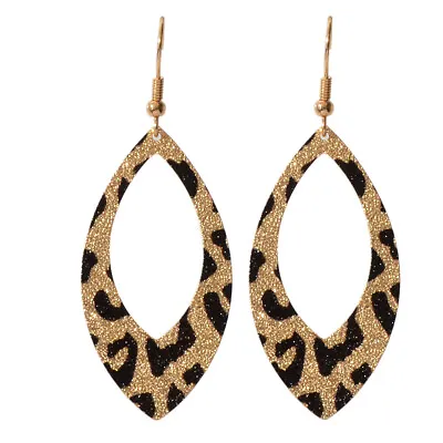 $1.99 • Buy Classics Leopard Dangle Water Drop Geometric Earrings Party Decoration For Women