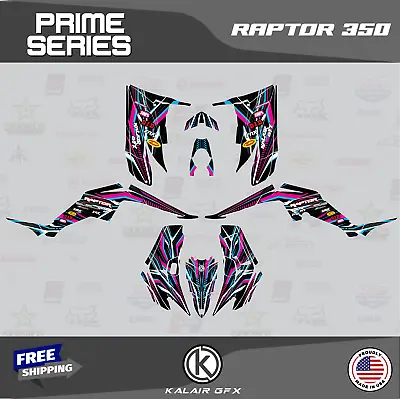 $144.99 • Buy Graphics Kit For YAMAHA RAPTOR 350 GRAPHICS (16 MIL) Prime-CM
