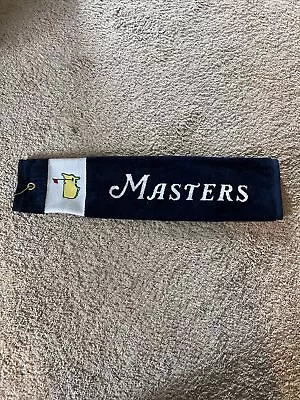 2024 Masters Golf Tournament Navy Script Tri Fold Towel Brand New With Tags • $19.99