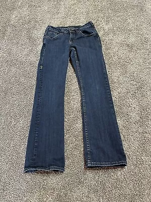 Cowgirl Tuff Women’s Jeans Size 27 Blue Denim W27 L31 Cotton Blend Bootcut 8062 • $20.99