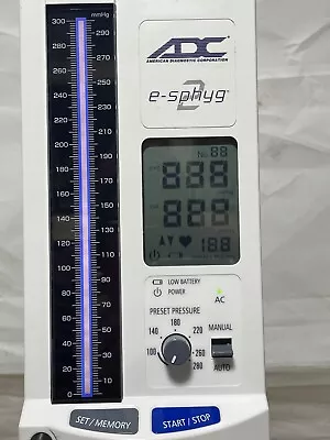 ADC 9002 E-sphyg 2 Dual Mode Digital Sphygmomanometer W/ Stand • $220