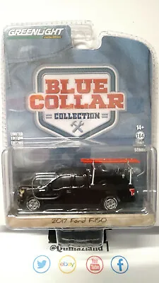 2017 Ford F-150 Greenlight Blue Collar With Ladder Rack Black (NG88) • $8.56