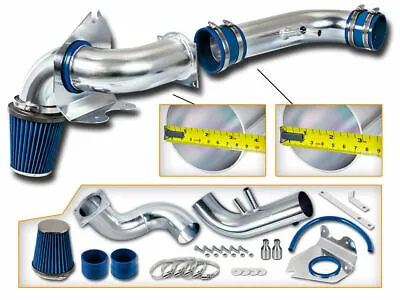 3.5  BLUE Cold Air Intake Induction Kit + Filter For 96-04 Mustang 4.6L V8 • $67.49