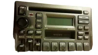 1998-00 Volvo V70 S70 V70xc V40 OEM CD Cassette Player Radio W/ Code 3533771-1 • $160