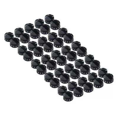 50 Pcs Speed Guitar Control Knobs For Gibson Guitar Parts Black Left Handed • $64.89