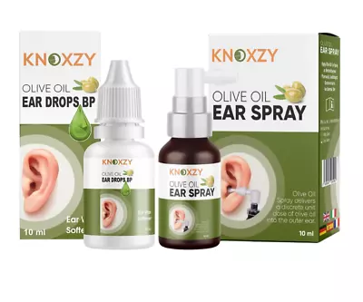 Ear Spray For Itchy Ears Olive Oil Ear Drops & Ear Spray Wax Removal Spray 10ml • £3.99