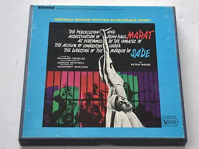 Vtg. Marat/Sade Original Motion Picture Soundtrack - 4 Track Reel To Reel Tape • $7.95