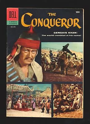$6.50 • Buy Four Color # 690 - The Conqueror, John Wayne Photo Cover Fine Cond.
