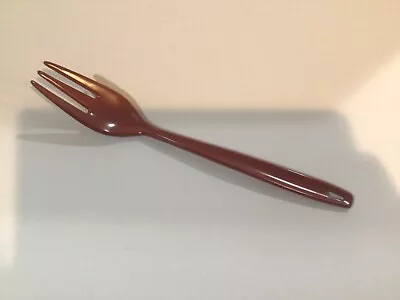 Vintage Foley Melamine Brown SERVING FORK 12  • $14.99