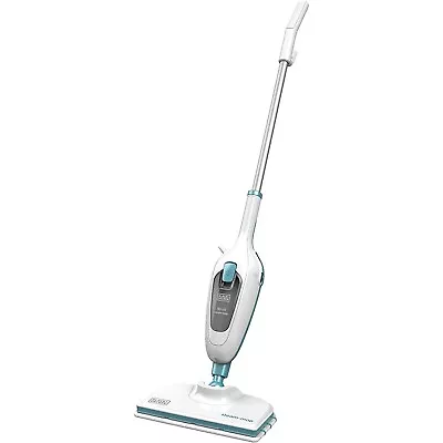 Black & Decker 10 In 1 Steam Mop For Floor Cleaning 1300W White/Blue- FSMH13E10 • £69.99