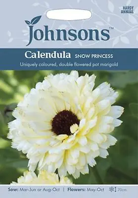 Calendula Snow Princess 75 Fresh Seeds    Calendula Seeds    Flower Seeds • £2.65