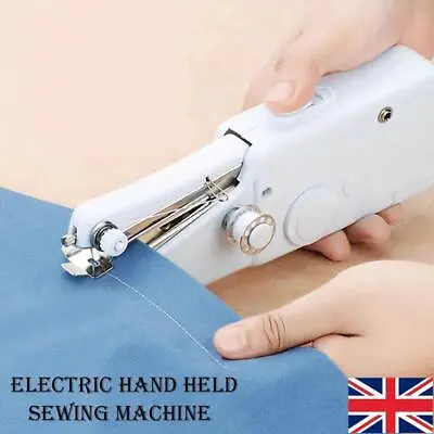 £9.74 • Buy Mini Portable Handheld Cordless Sewing Machine Hand Held Stitch Home Clothes UK