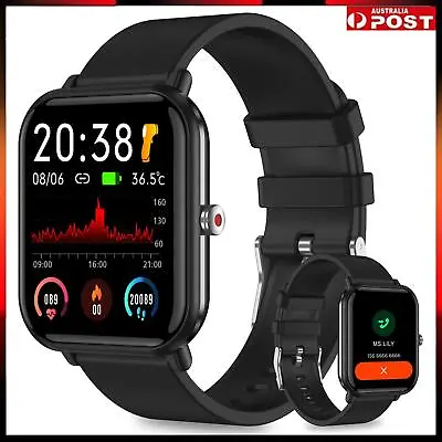 $34.74 • Buy Q9Pro Smart Watch Bracelet Heart Rate Blood Pressure Temperature IP68 Waterproof