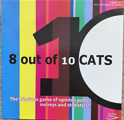 £14.99 • Buy 8 Out Of 10 Cats -  Board Game  - In Excellent Condition 12 Years +