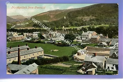 1913 MACHYNLLETH FROM PENRALLT POWYS Montgomeryshire WALES VINTAGE POSTCARD • £1.49