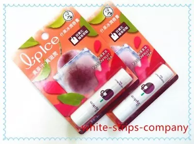 ( Pack Of 2 ) Mentholatum Lip Ice (Passionfruit Tea) Lip Balm SPF 15 (3.5g) • $10.99