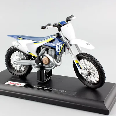 1:18 Maisto KTM Husqvarna FC 450 Diecast Motocross Race Motorcycle Model Toy Car • $17.86
