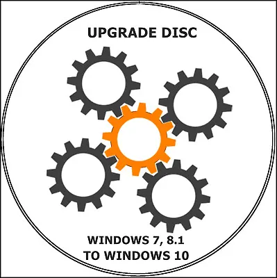 £3.95 • Buy Windows Upgrade Disc  Upgrade From Win 7 , 8.1  To  Win 10 64-bit Machines 