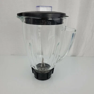 $19.99 • Buy Oster Osterizer 6 Cup 1.25-Liter Glass Replacement Blender Jar Lid Blades