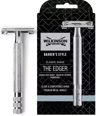 WILKINSON SWORD - Double Edge Premium Stainless Steel Butterfly Safety Razor • £11.95
