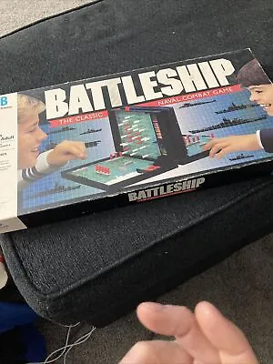 Vintage 1990 Battleship 4730 Board Game By Milton Bradley One Submarine Missing • $7.99