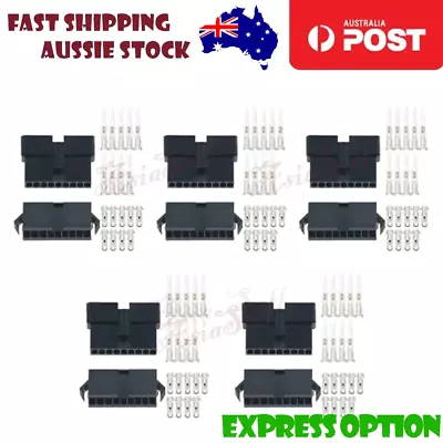 5 Pairs 2.54mm Connector 9 Pin Cable Plug Male Female • $6.72