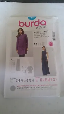 Maternity Dress & Tunic Sewing Pattern~Sleeve (Size 12-24) Burda 7164 • £9