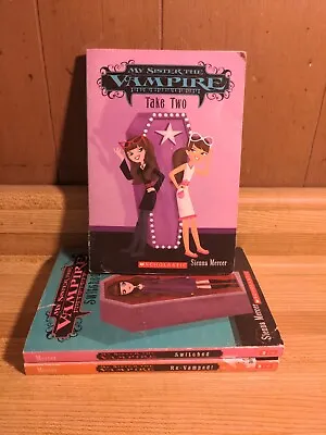 My Sister The Vampire By Sienna Mercer 3 Book Lot Take Two Switched Re-Vamped • $8.74