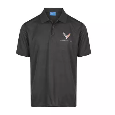 GM Corvette Polo Charcoal • $69