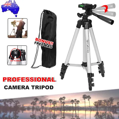 $15.25 • Buy Camera Tripod Stand Mount Fit For Travel Digital DSLR Sony Adjustable Outdoor