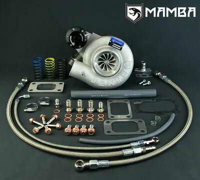 MAMBA GTX Turbo For Nissan RB20DET RB25DET 3  5200 GTX3076R W/ .57 Bolt-On Hsg • $1713.23