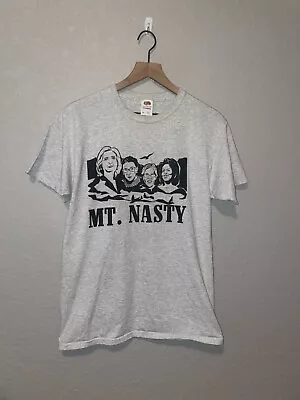 Y2K Mt. Mount Nasty Humor Funny Hilary Clinton Michelle Obama Ruth Ginsberg Shir • $20