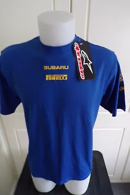 £16 • Buy Wrc Subaru World Rally Team Issue Drivers T Shirt Mens Large - Alpinestars Nwt