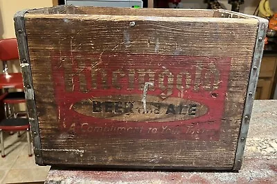 Vintage Rheingold Beer Wooden Crate Box-Liebmann Breweries New York • $24.56