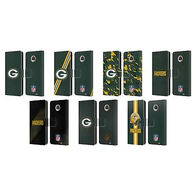 Official Nfl Green Bay Packers Logo Leather Book Wallet Case For Motorola Phones • $23.95