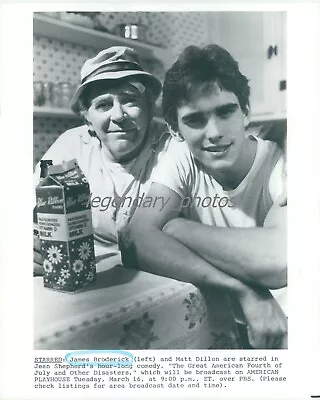 1981 Actor James Broderick Matt Dillon Great American Fourth Original News Photo • $14.99